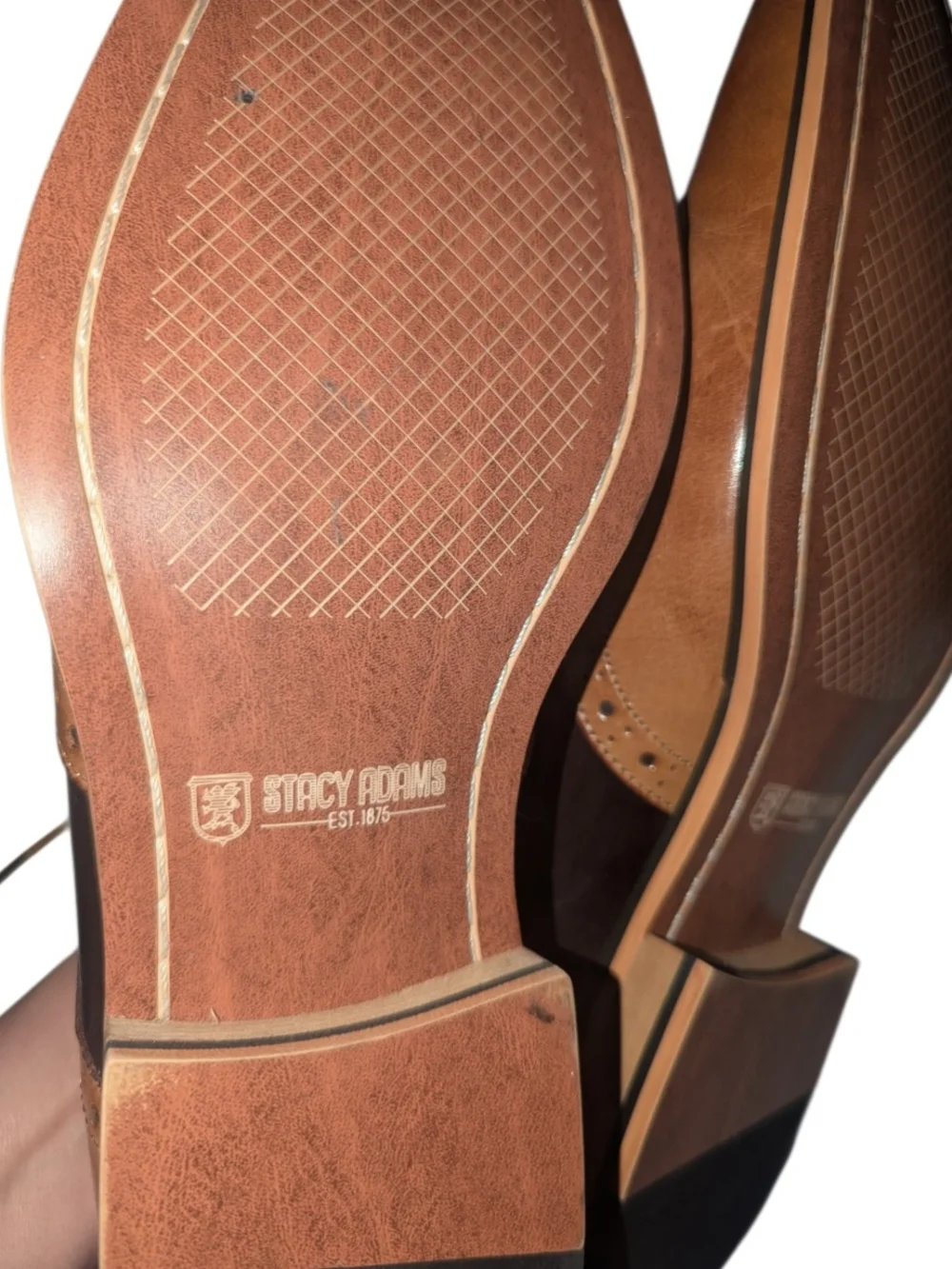 Adams Two-Tone Brown Brogue Oxfords